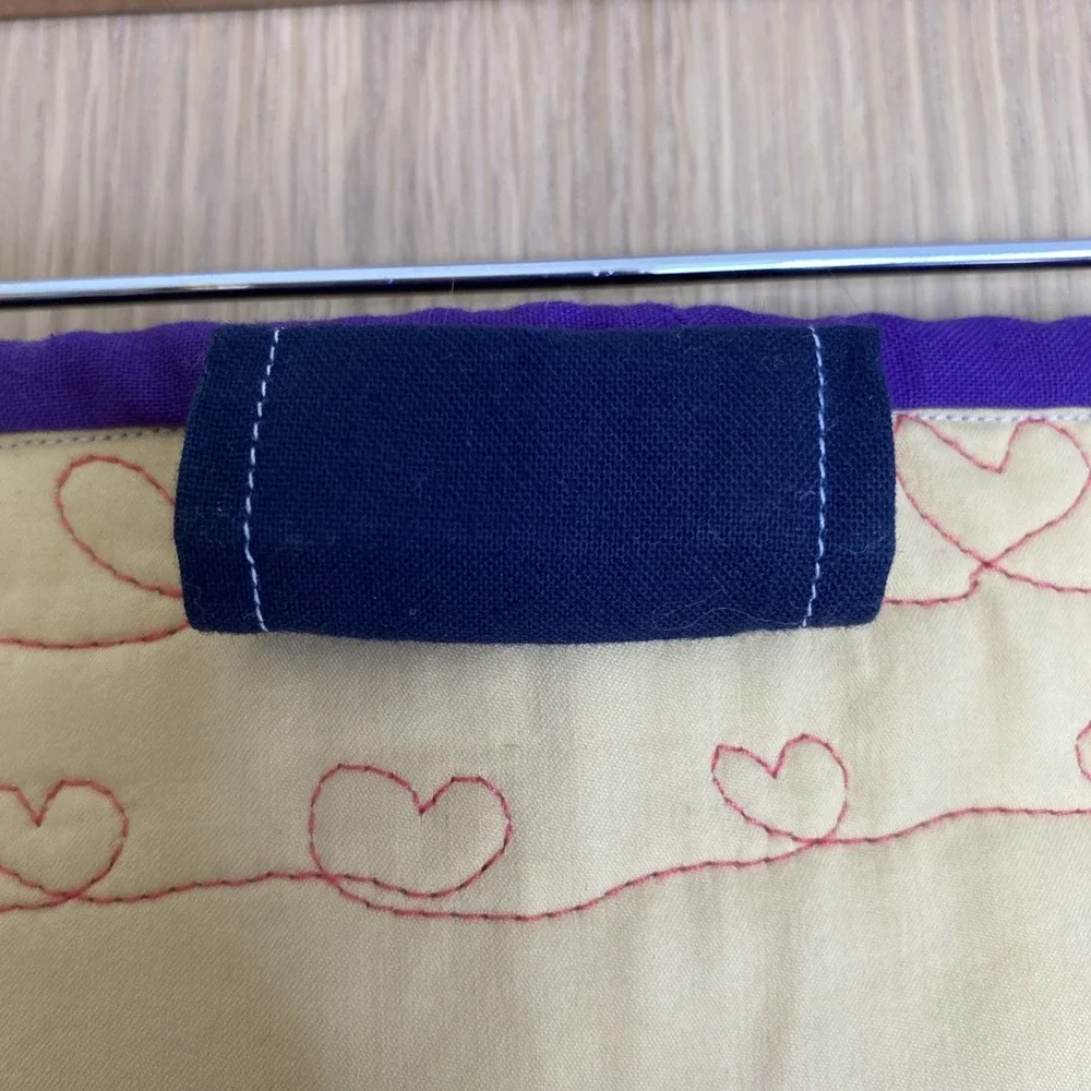 February Valentine's Heart Quilted Wall Hanging Live Love Laugh Welcome 24